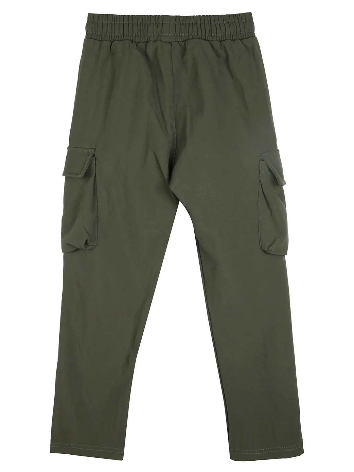 Mg Fashion Studio Pantaloni da ragazzo cargo con interno in pile - militare