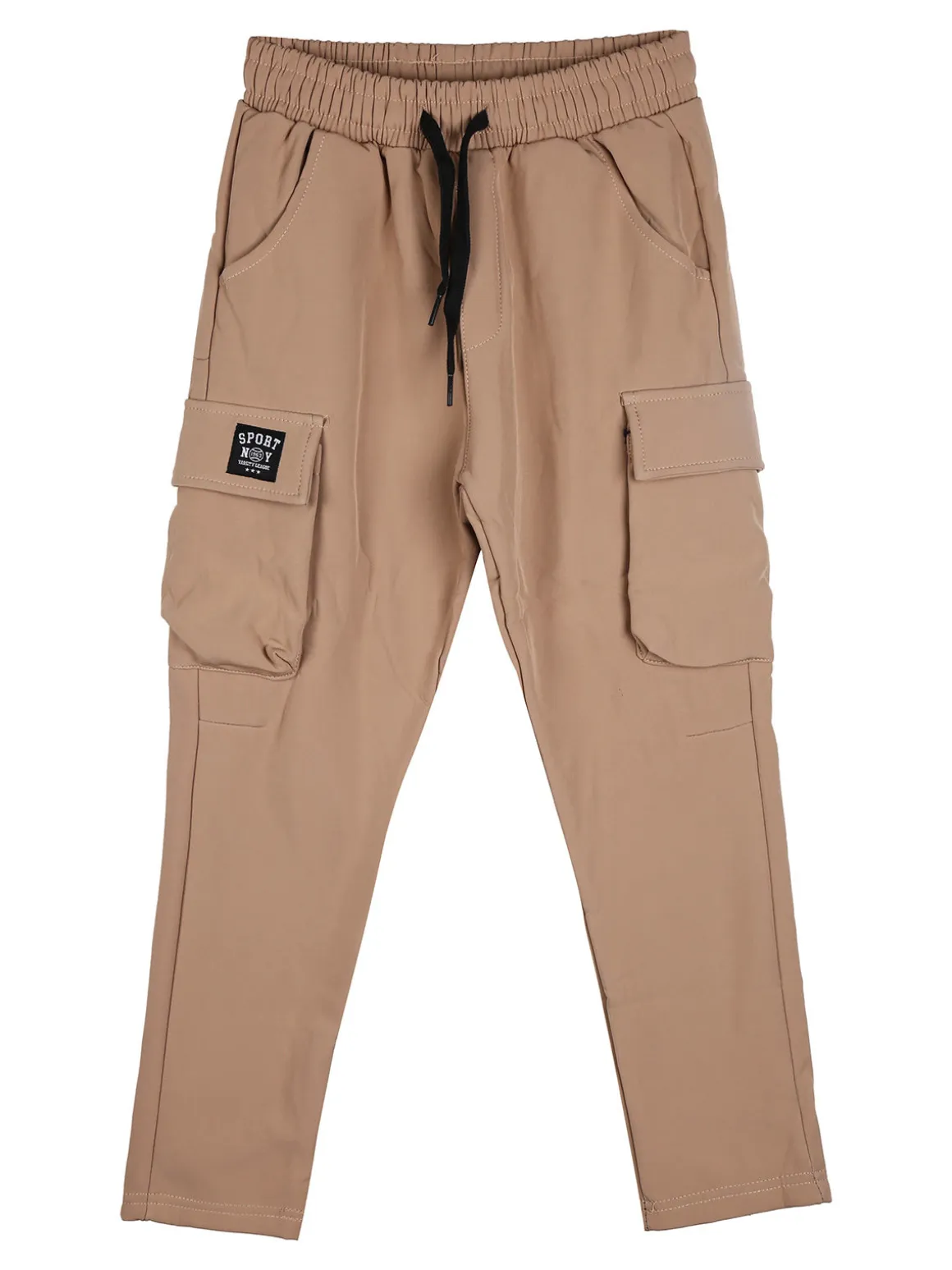 Mg Fashion Studio Pantaloni da ragazzo cargo con interno in pile - khaki