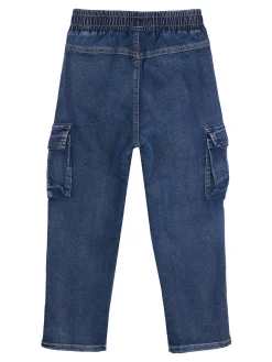 Mg Jeans da bambino con tasconi laterali e coulisse in vita