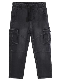Mg Jeans da bambino con tasconi laterali e coulisse in vita