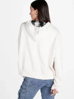 Miho'S Felpa donna oversize con cappuccio