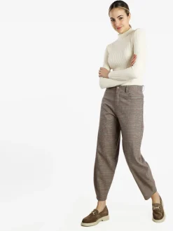 Miho'S Pantaloni a fantasia da donna gamba larga