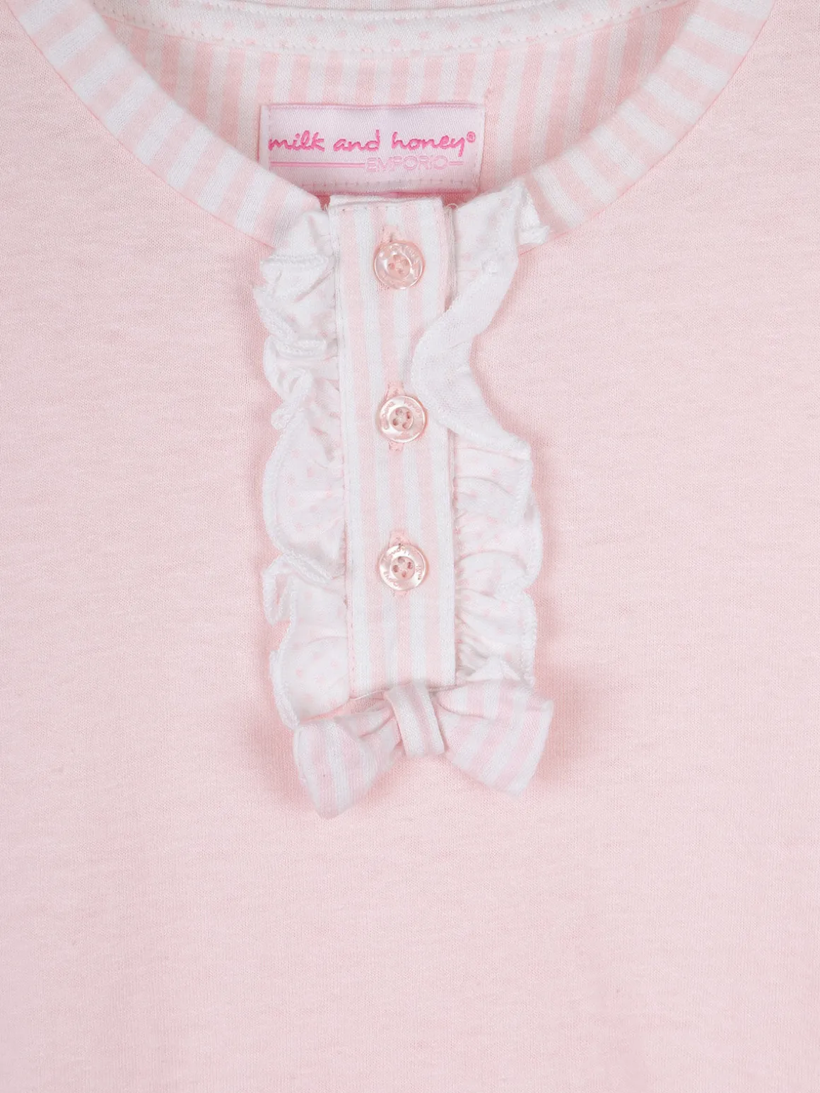 Milk And Honey Pigiama serafino in cotone