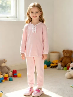 Milk And Honey Pigiama serafino in cotone