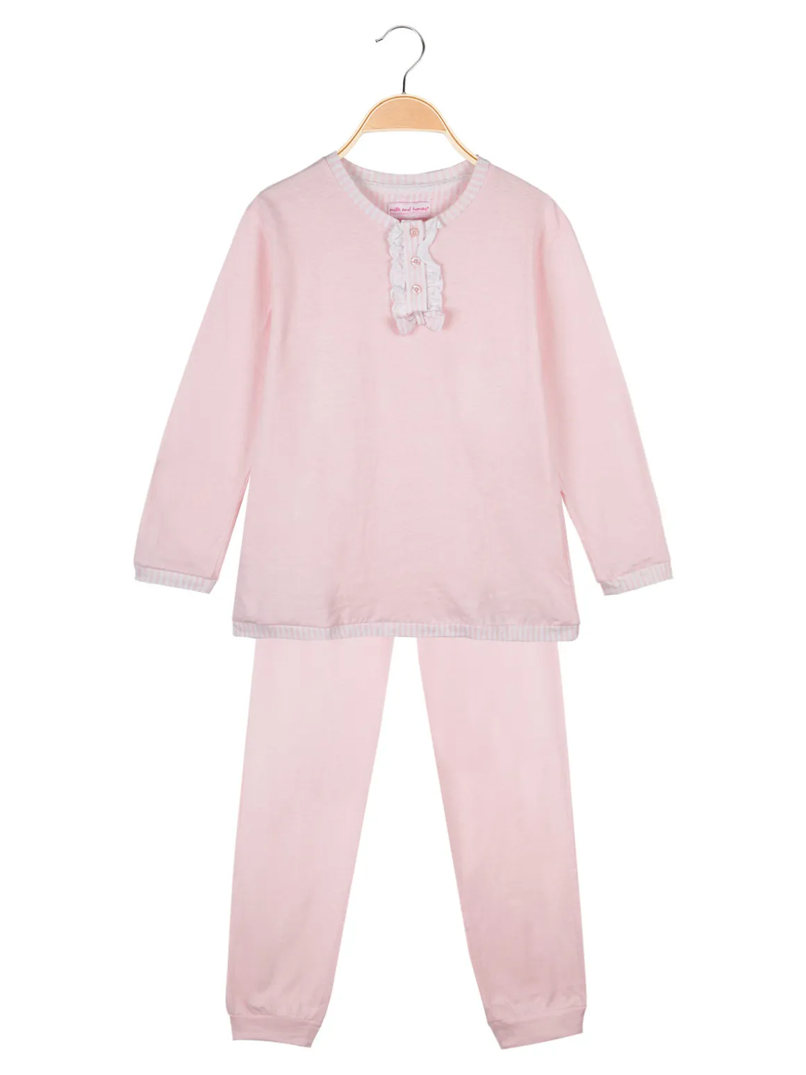Milk And Honey Pigiama serafino in cotone