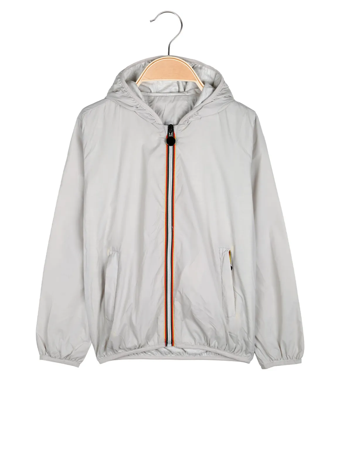 Milk Pub Giacca a vento da bambino con cappuccio e zip - beige