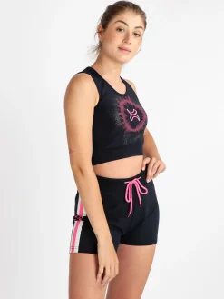 Millennium Top sportivo donna con stampa