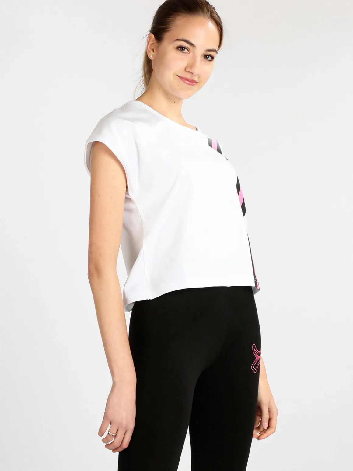 Millennium T-shirt cropped da donna