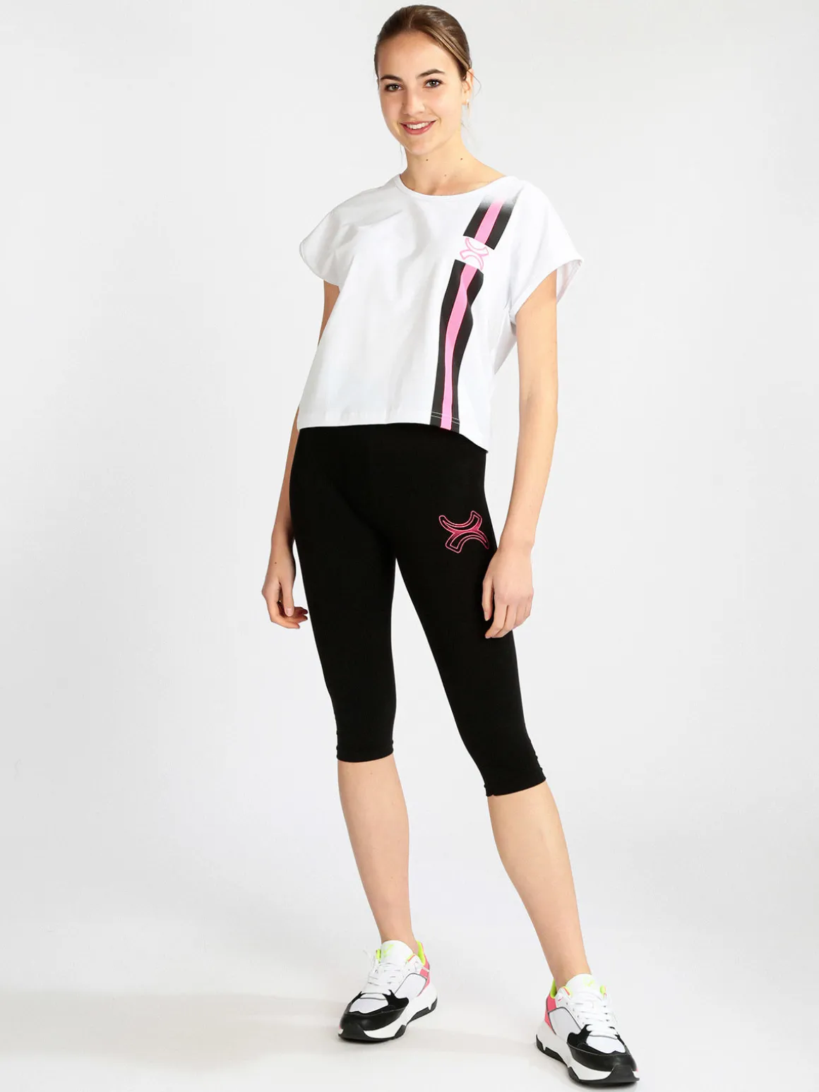 Millennium T-shirt cropped da donna
