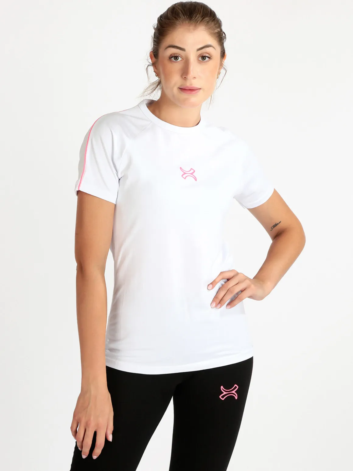 Millennium T-shirt sportiva donna manica corta