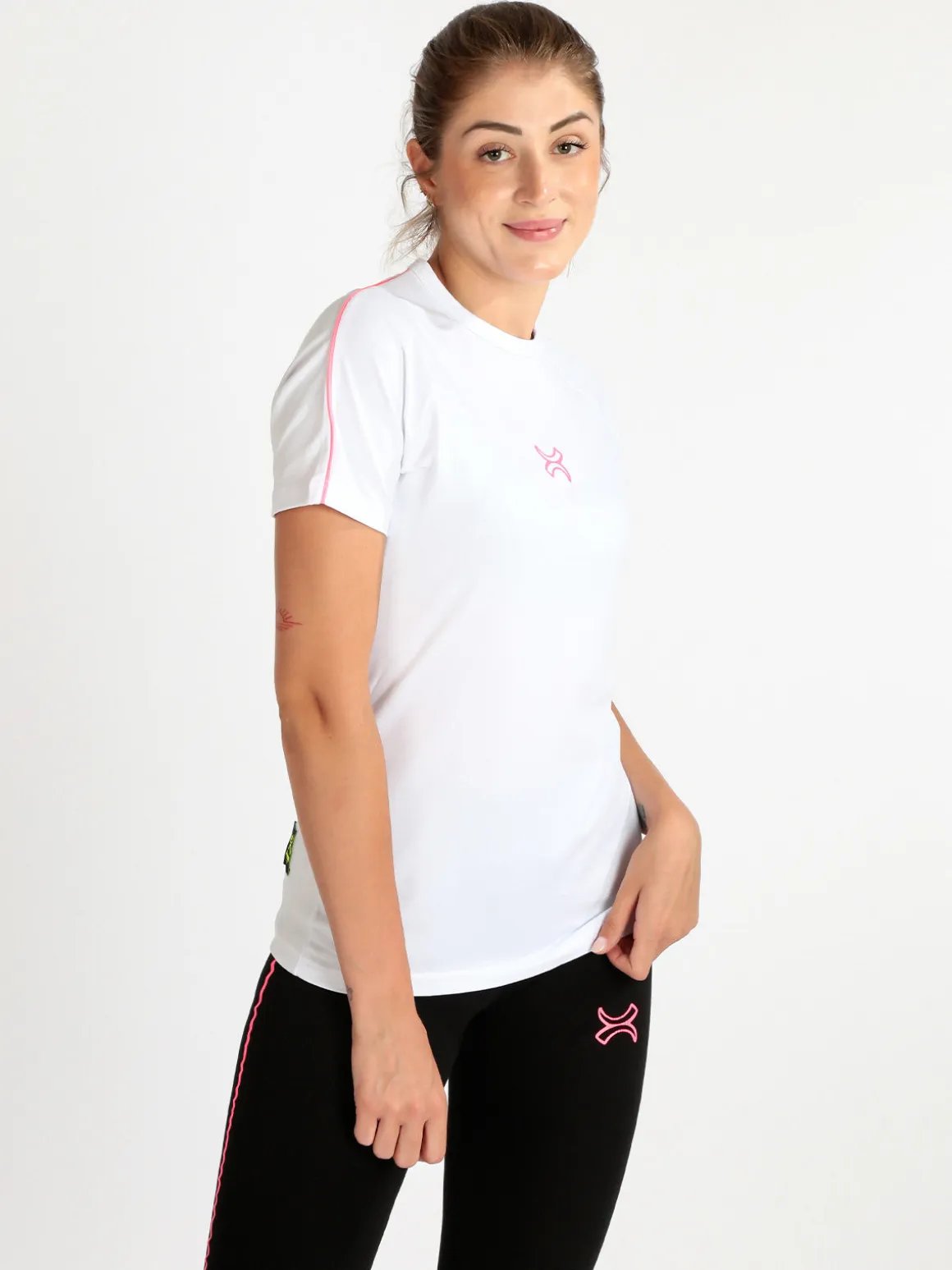 Millennium T-shirt sportiva donna manica corta