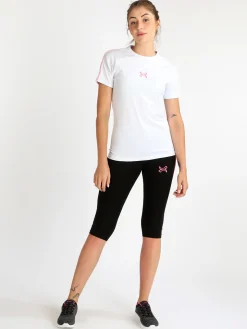 Millennium T-shirt sportiva donna manica corta