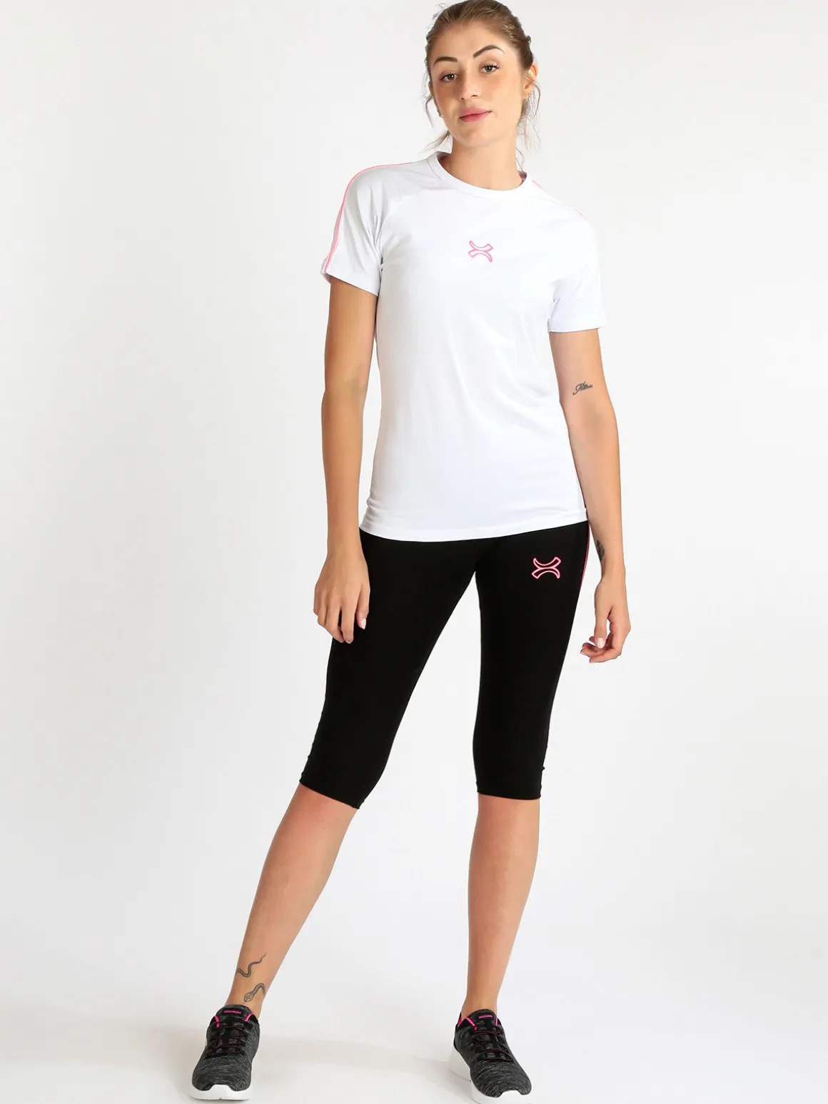 Millennium T-shirt sportiva donna manica corta