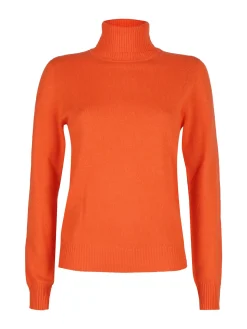 Mimoii Maglione dolcevita da donna in misto lana e cashemere