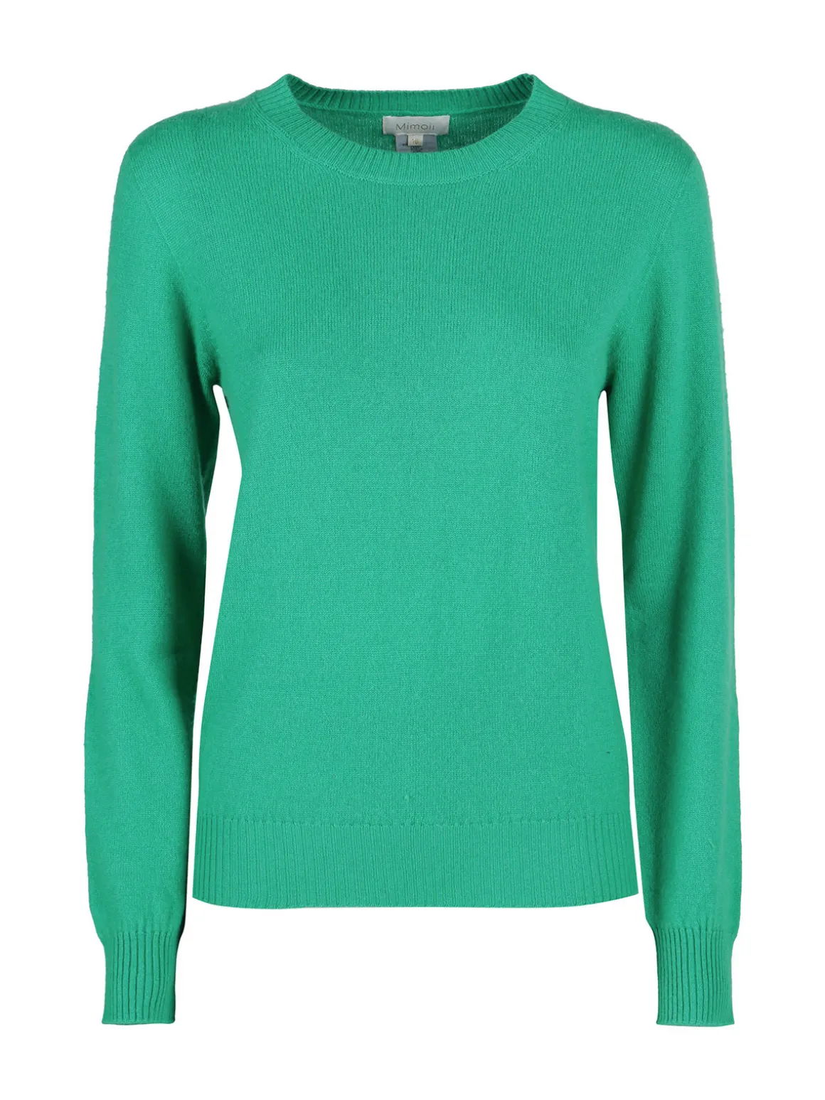 Mimoii Maglione girocollo da donna in misto lana e cashemere