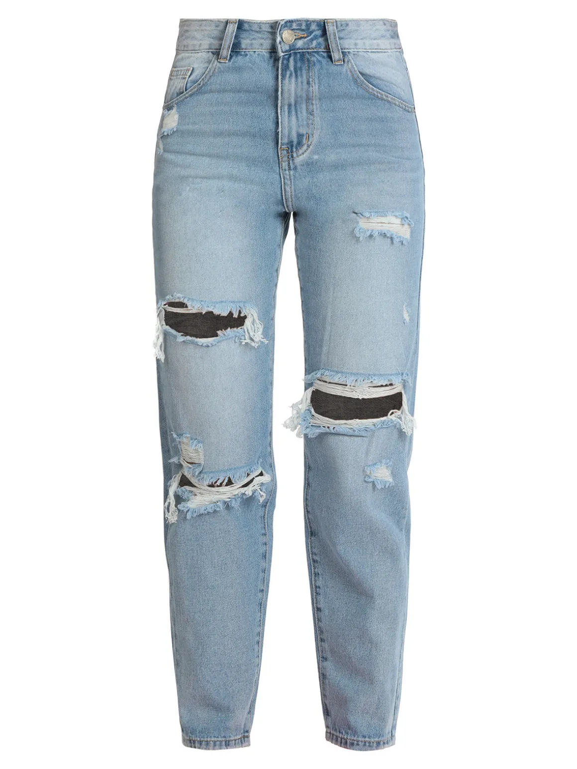 Mira°Belle Jeans donna a vita alta con strappi