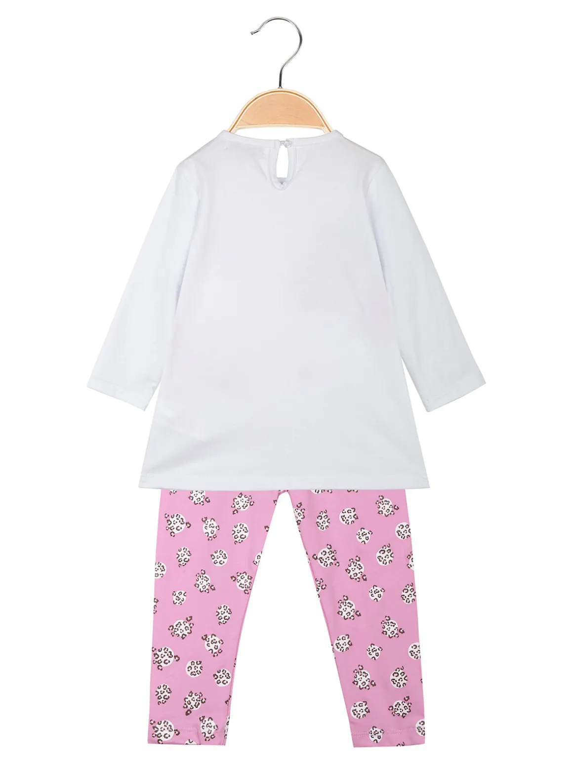 Miss Bellina Completo da neonata 2 pezzi con dettagli strass