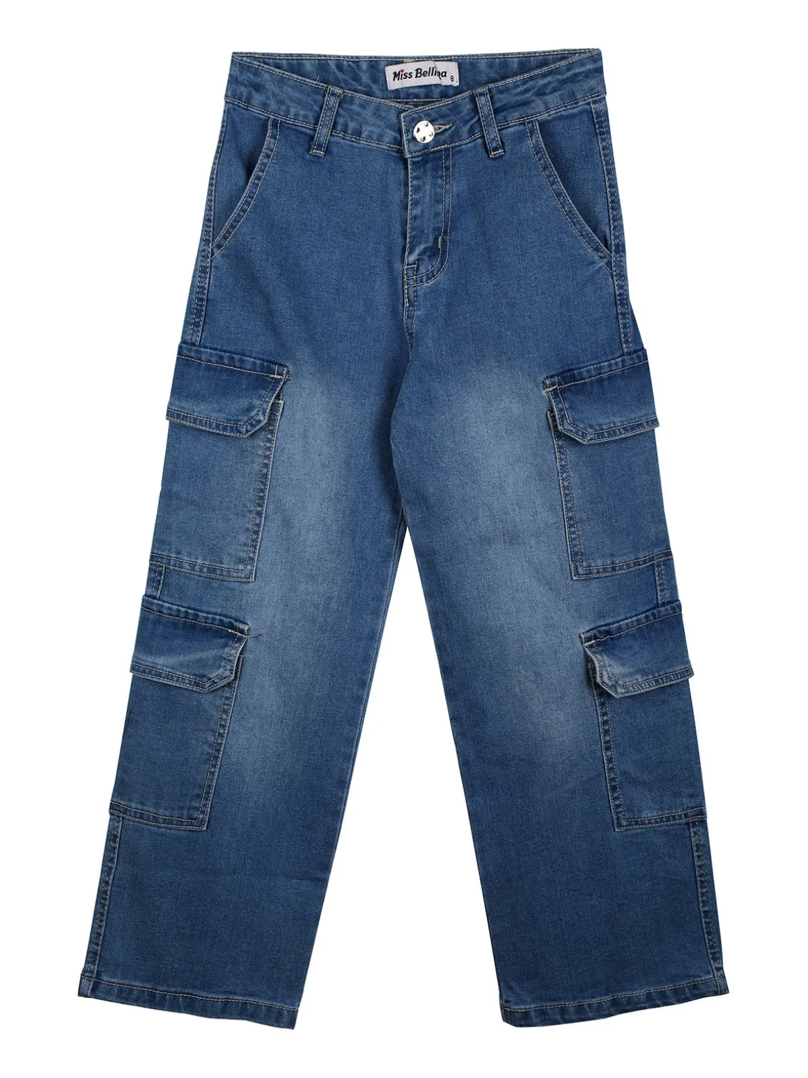 Miss Bellina Jeans da bambina con tasconi
