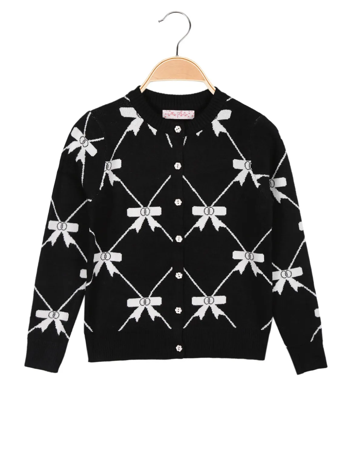 Miss Brum Cardigan da bambina in maglia