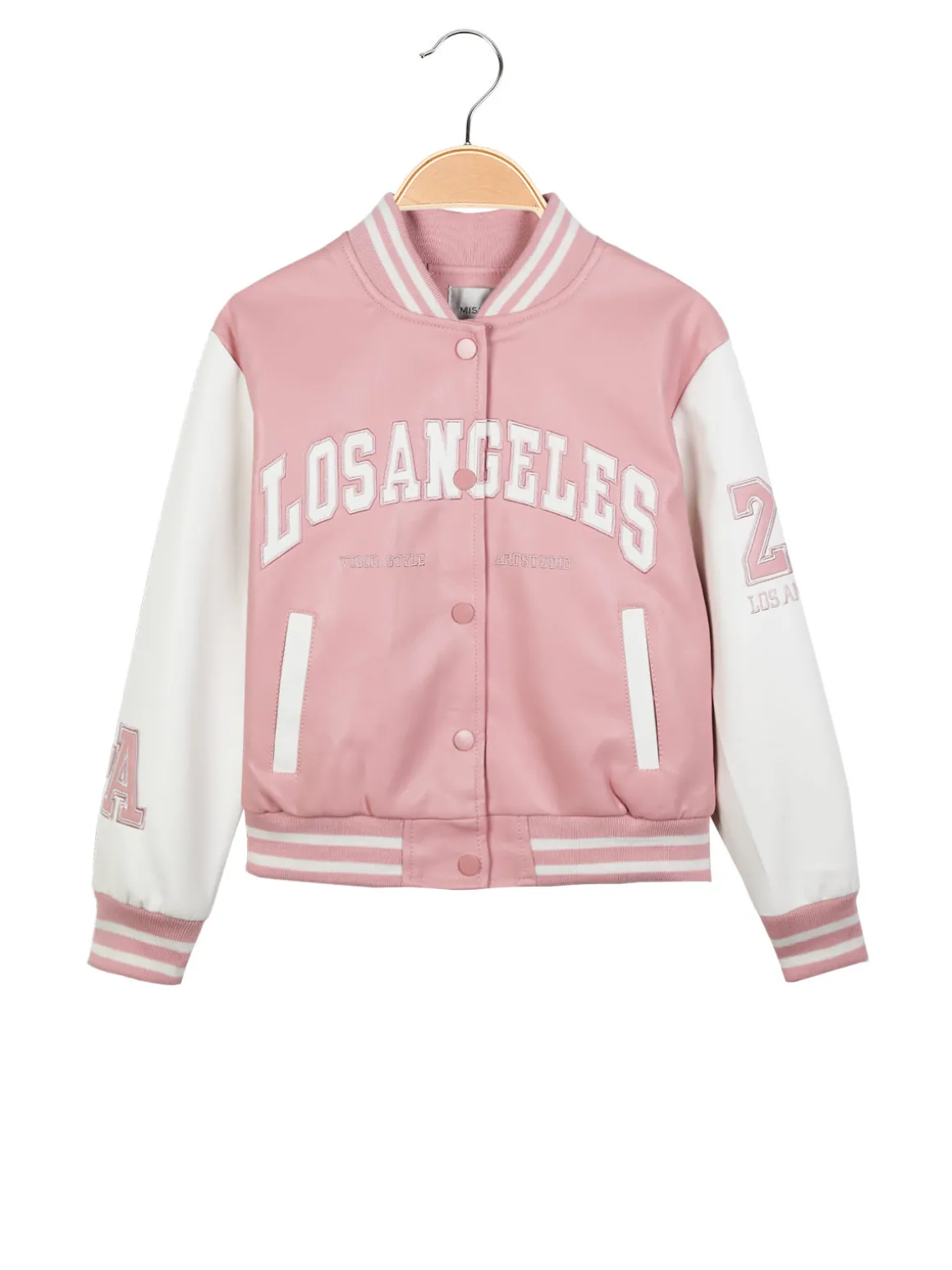 Miss Brum Giacca bomber da bambina in ecopelle