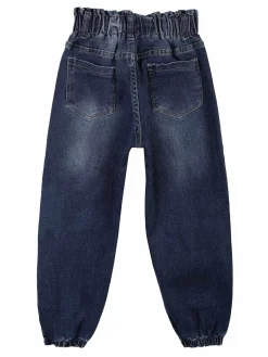 Miss Brum Jeans bimba a palloncino vita alta