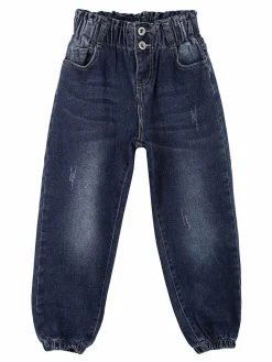 Miss Brum Jeans bimba a palloncino vita alta