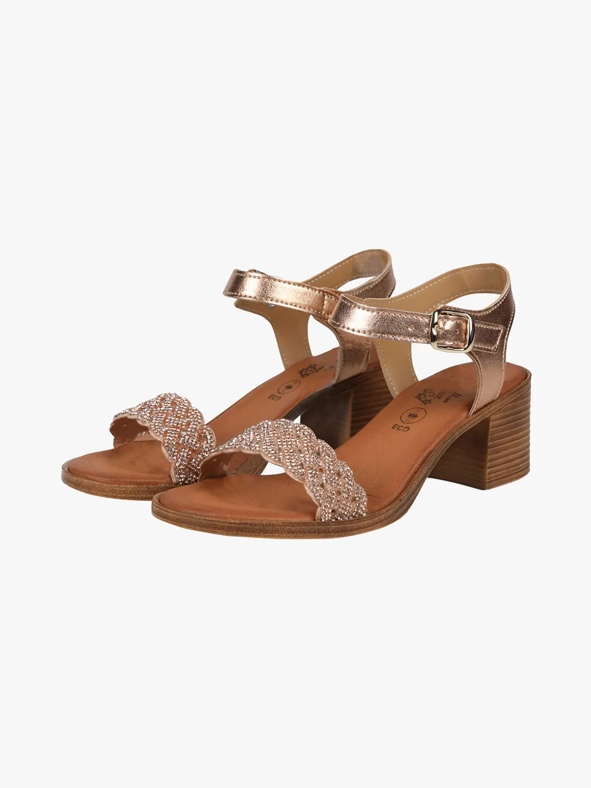 Miss Desiree Sandali donna con tacco e strass