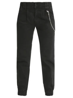 Miss Fancy Jeans baggy da donna con catena