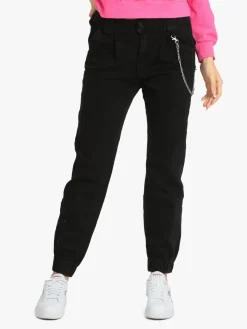 Miss Fancy Jeans baggy da donna con catena