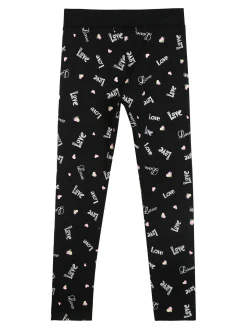 Miss Image Leggings da bambina con scritte