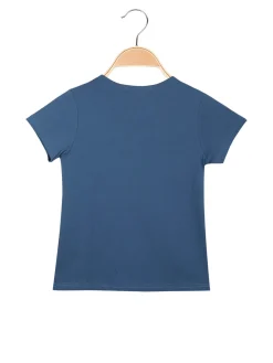 Miss Image T-shirt da bambina con fiori di strass