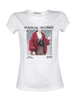 Miss Kiss T-shirt manica corta con stampe