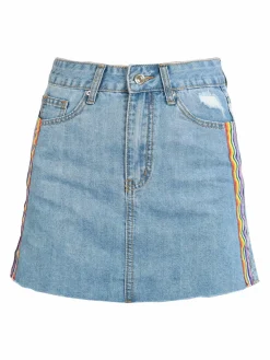Miss Two Gonna corta in jeans