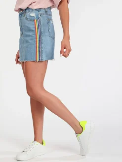 Miss Two Gonna corta in jeans