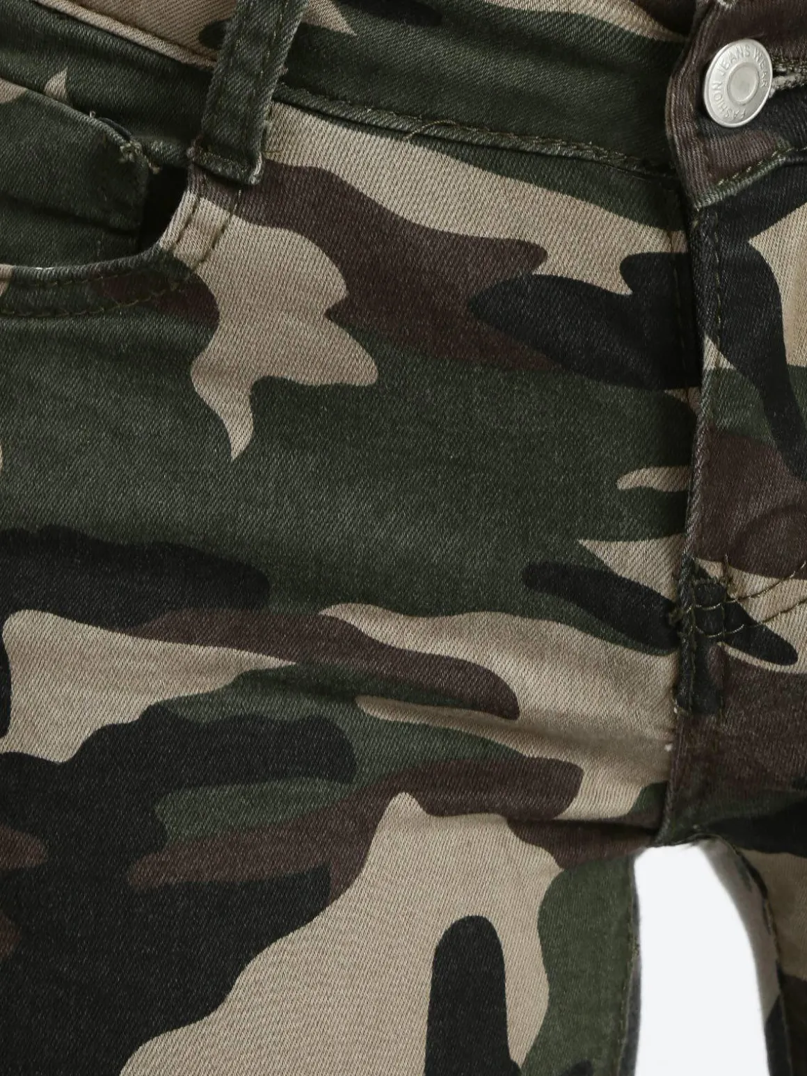 Miss Two Pantaloni donna militari slim fit