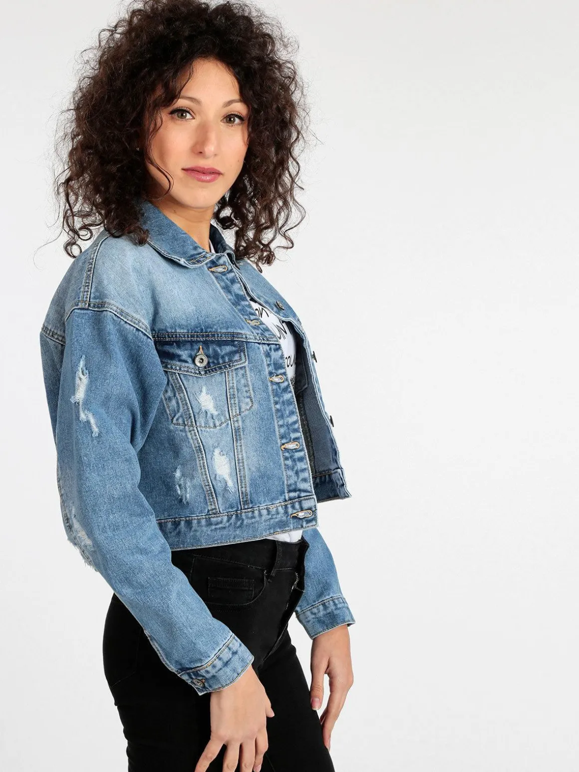 Miti Baci Giacca in jeans da donna oversize