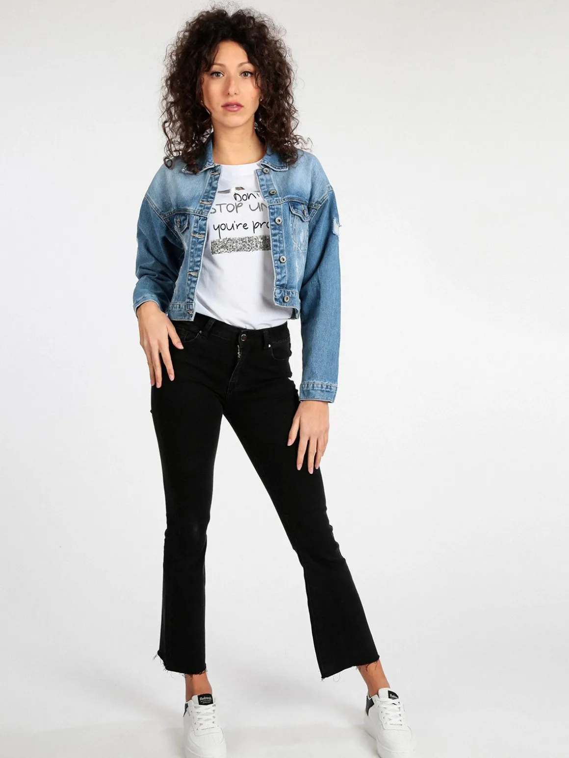 Miti Baci Giacca in jeans da donna oversize