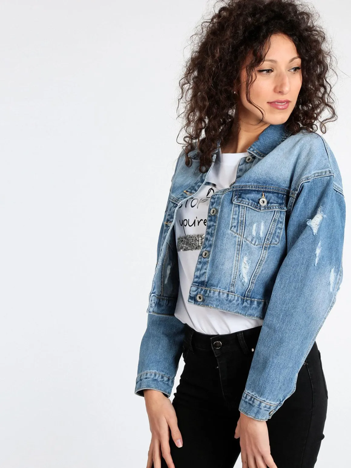 Miti Baci Giacca in jeans da donna oversize