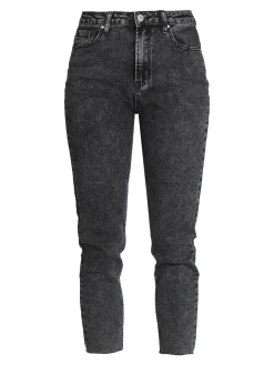 Miti Baci Jeans donna mom fit nero