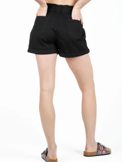 Miti Baci Shorts in jeans da donna a vita alta