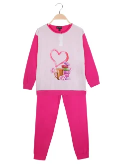 Mix'N Match Pigiama lungo in cotone bambina