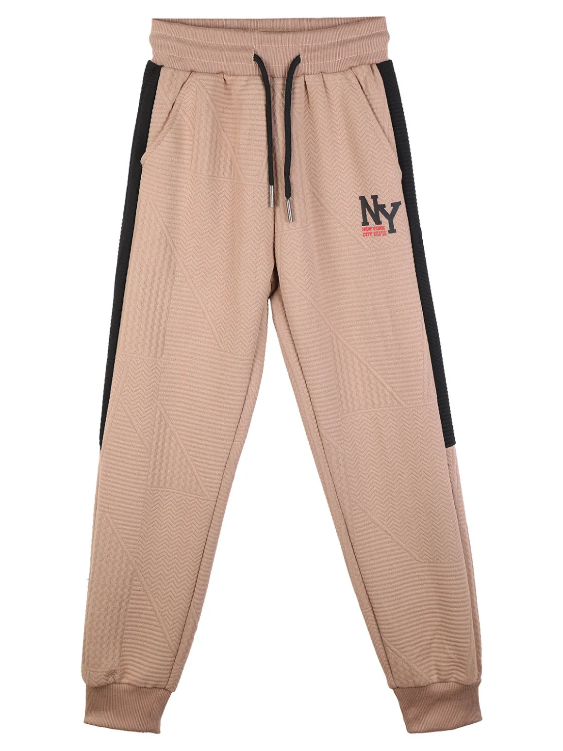 M&2 Kids Pantaloni sportivi bicolor da bambino