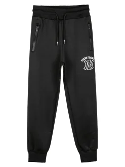 M&2 Kids Pantaloni sportivi da bambino con polsini e coulisse