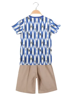 Moda Junior Completo corto da bambino 2 pezzi