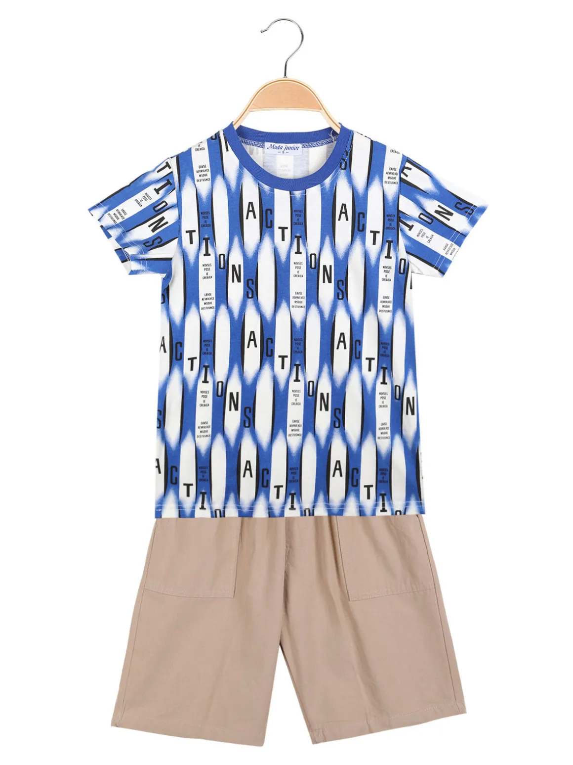 Moda Junior Completo corto da bambino 2 pezzi