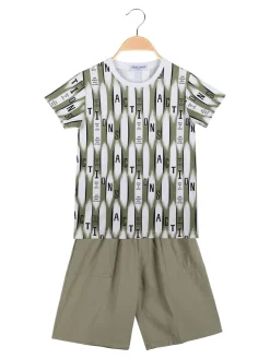 Moda Junior Completo corto da bambino 2 pezzi
