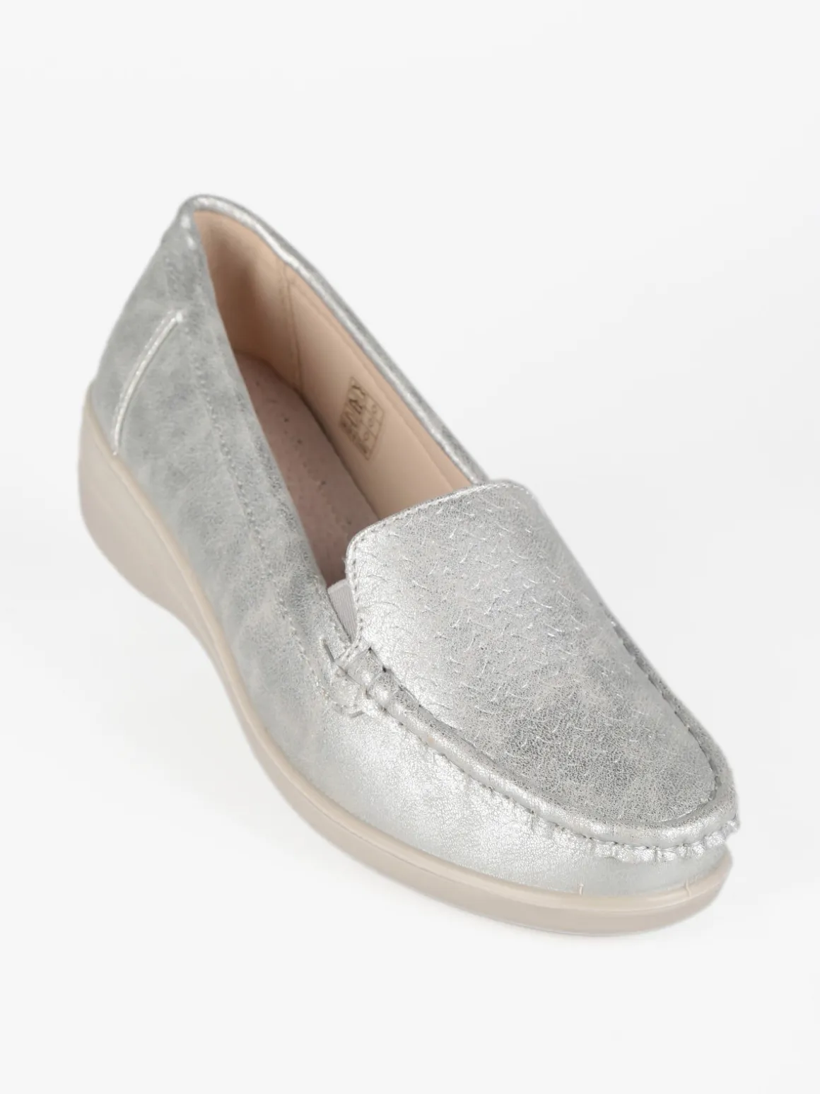Moenia Mocassini donna con zeppa