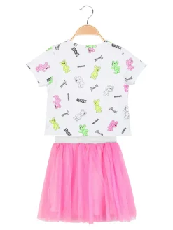 Mono Star Completo da bambina t-shirt + gonna in tulle