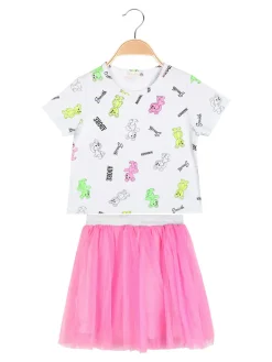 Mono Star Completo da bambina t-shirt + gonna in tulle