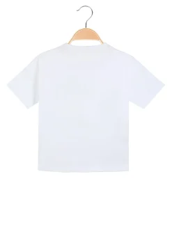 Mono Star T-shirt manica corta da bambina con strass